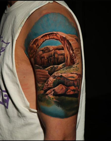 Tattoos - Chris Good Utah Arches - 141401